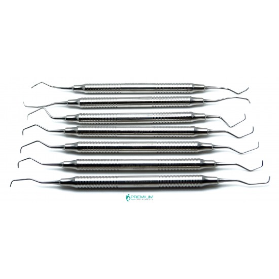 Dental Gracey Curette 1/213/14 Set Dental Cleaning Instruments